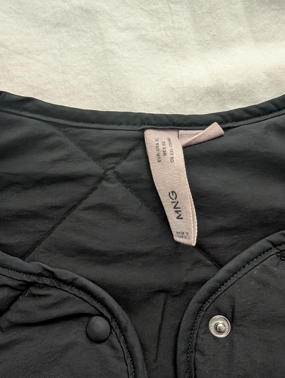 Mango Spring Light Quilted Snap-Front Jacket - Picture 4 of 4